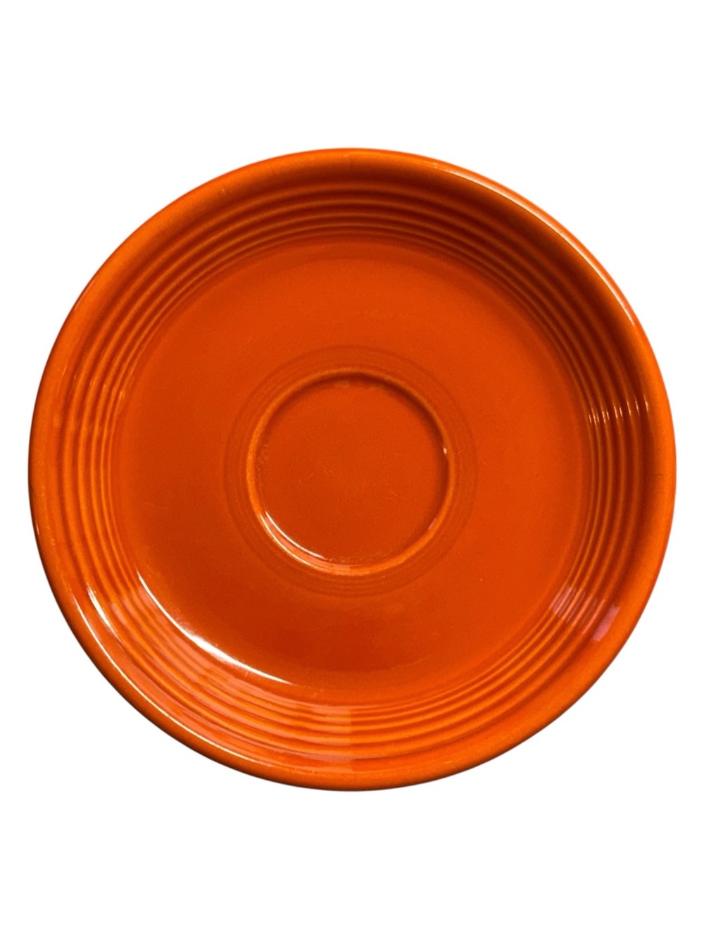 VTG Fiesta Bright Orange Appetizer Plate